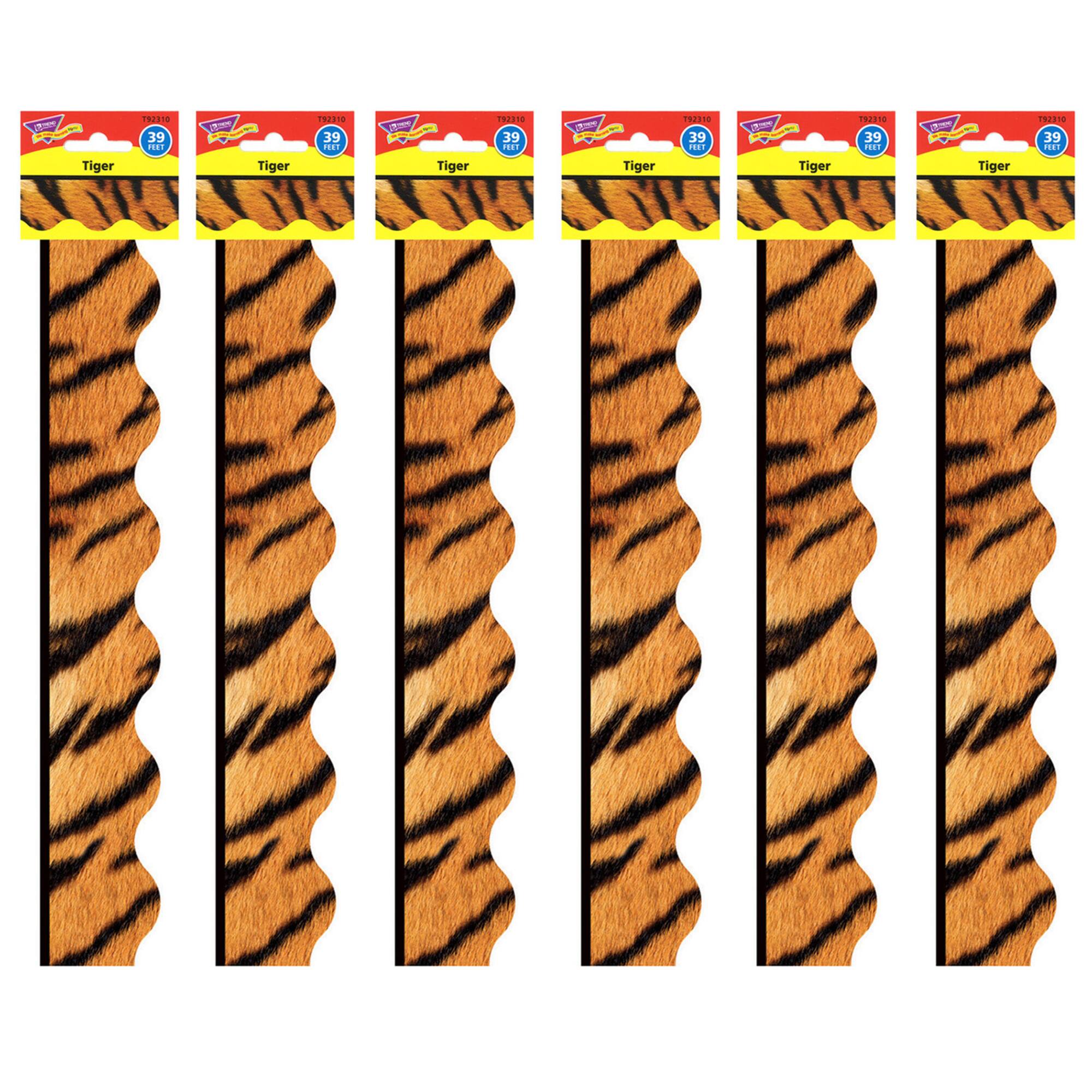 Trend Enterprises® Terrific Trimmers® Tiger Borders, 234ft.